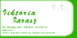 viktoria karasz business card